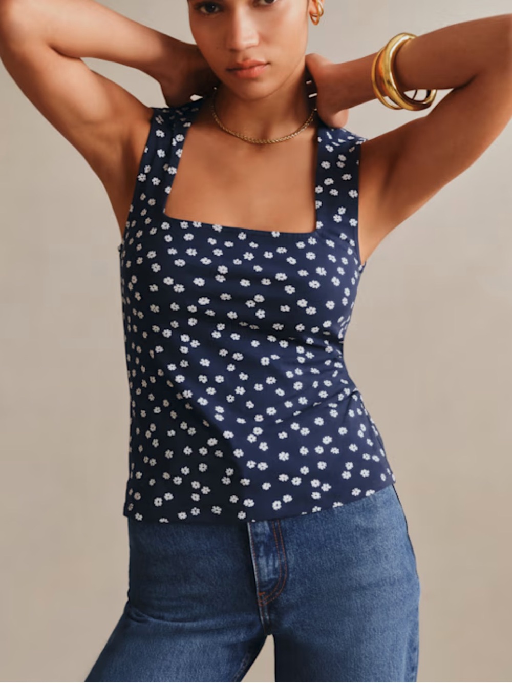 NWT SEZANE THALIA TOP VICA FLORALS PRINT